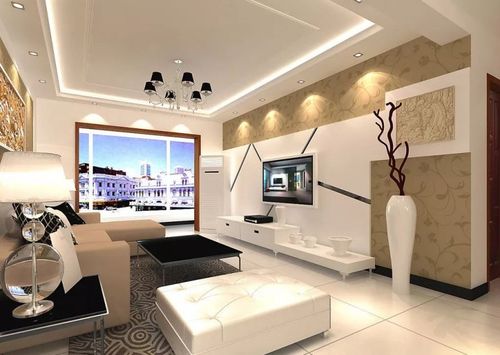 平安树不同风格电视背景墙设计 让您的客厅更加出众