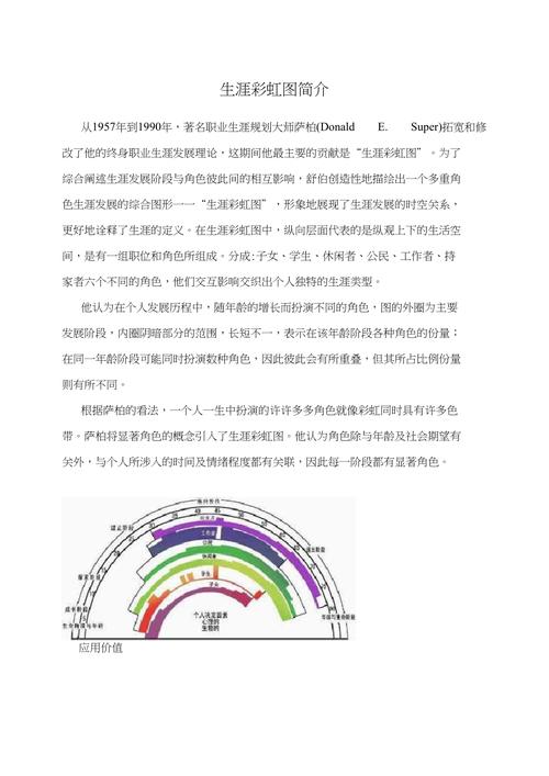 生涯彩虹图简介
