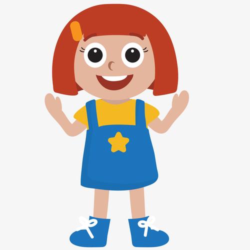 关键词 : 人物设计,扁平化,卡通,笑脸,女孩,可爱,矢量图