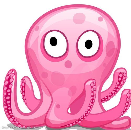 八爪鱼矢量水母图片