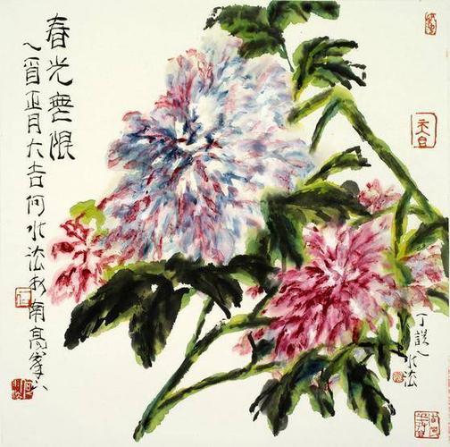 何水法"丝路百花"系列作品将亮相宁波博物馆