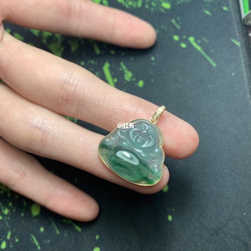 翡翠冰种起光飘阳绿佛公吊坠镶嵌款式参考～_冰种_翡翠_吊坠_阳美玉都