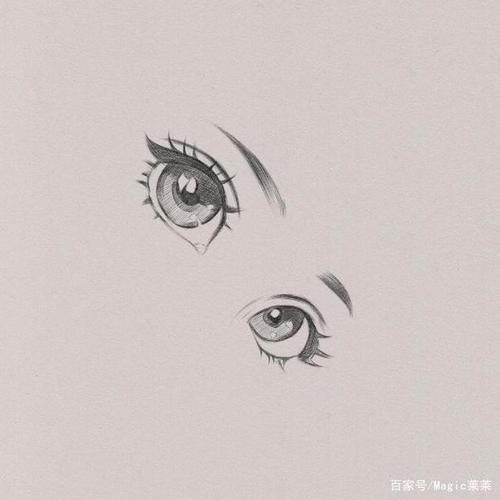 教你用铅笔手绘一双漂亮的动漫人物眼睛 超详细步骤快来学习吧