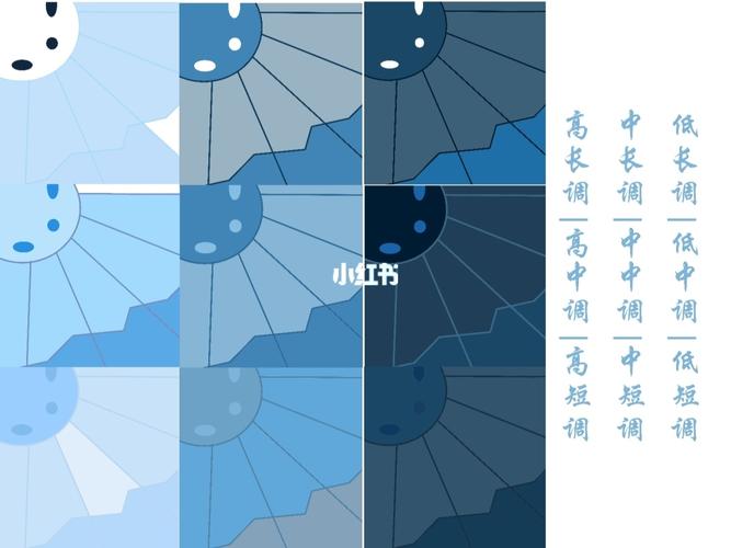 p1:纯度九调 p2:明度九调 p3:色相对比_色彩构成_摄影_摄影技巧