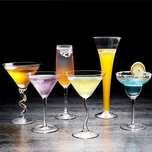 杯子酒杯香槟鸡尾起泡高脚马天尼玛格丽特