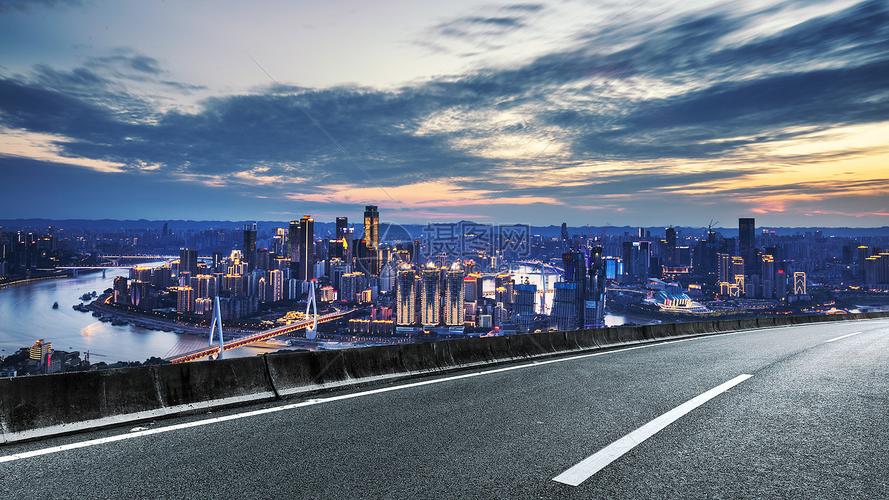 重庆城市道路背景