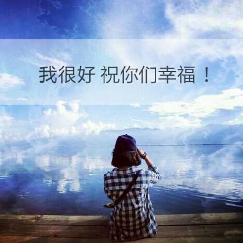 头像 壁纸 我很好祝你们幸福!