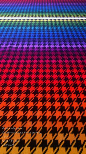 彩虹千鸟格地毯