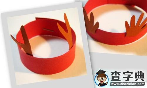 幼儿园自制玩教具:驯鹿头饰