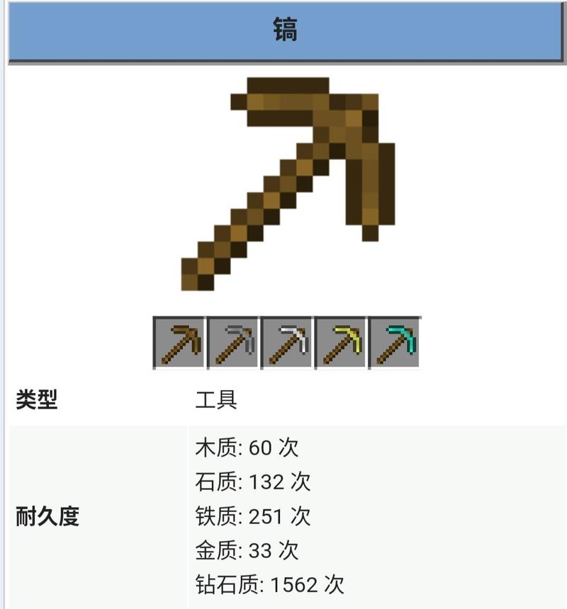 钻石镐的挖掘效率可不是