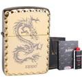 zippodragon金龙 1941龙 j 礼盒套装不含棉芯和zippo2013新款花沙孔