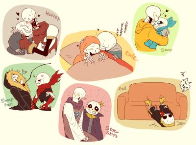 undertaleau——sans&papyrus 2.