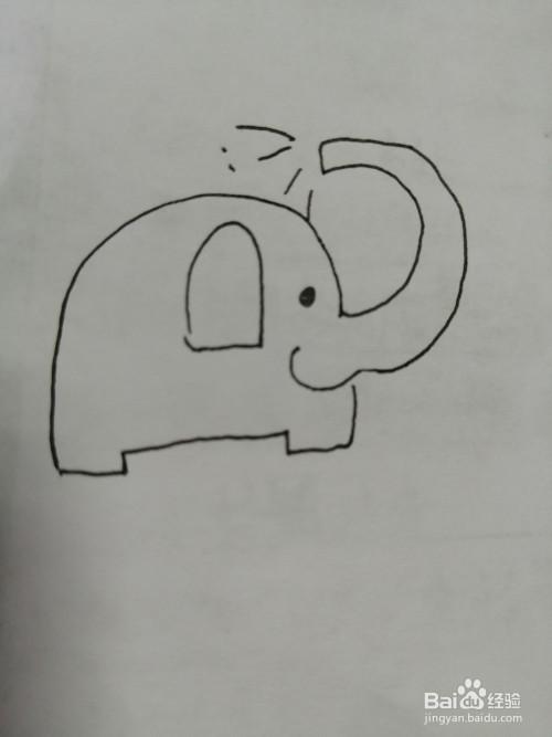 小象画法比较可爱,下面,一起来看下简笔画可爱的小象的画法.