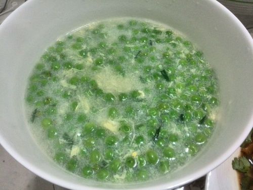 鲜豌豆蛋汤