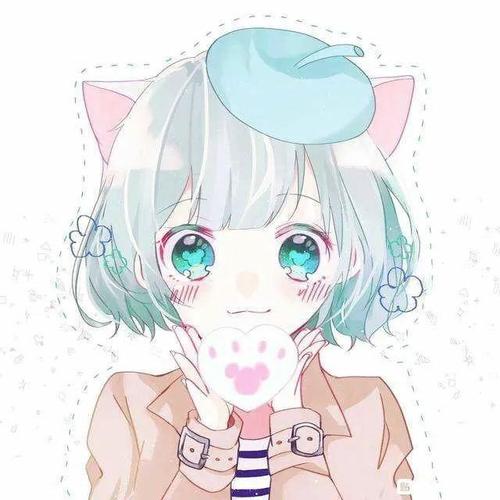 超萌卡通动漫闺蜜头像高冷且可爱 超级霸气女生头像