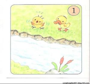 【引用】小鸡过河 看图写话(六)