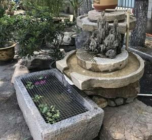 民间旧石器老石槽马槽老牛槽石槽养鱼池洗手盆青石鱼缸流水造景石