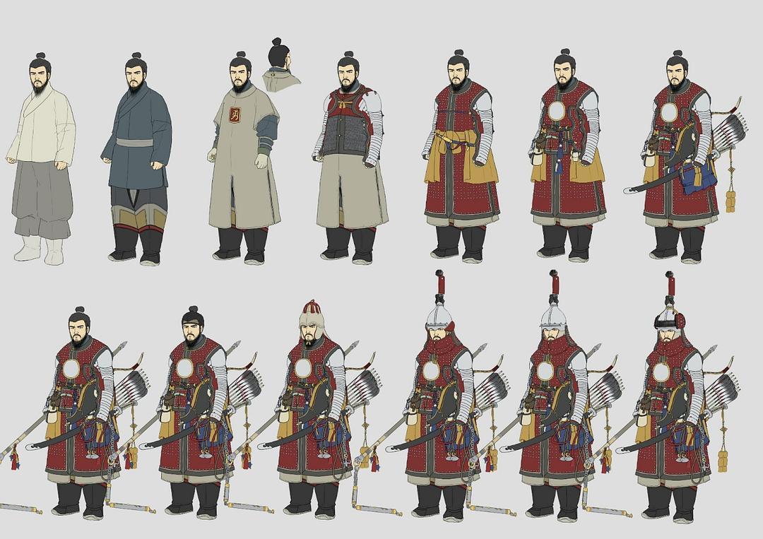 分享一组明军绘画(侵删)