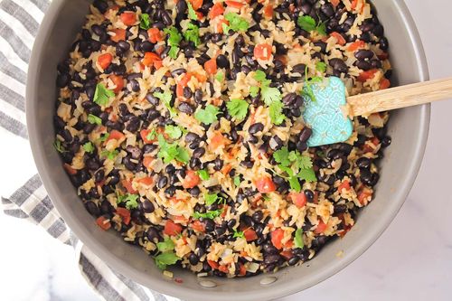 black beans and rice