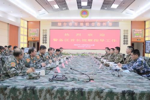 烟台警备区首长视察调研人防工作