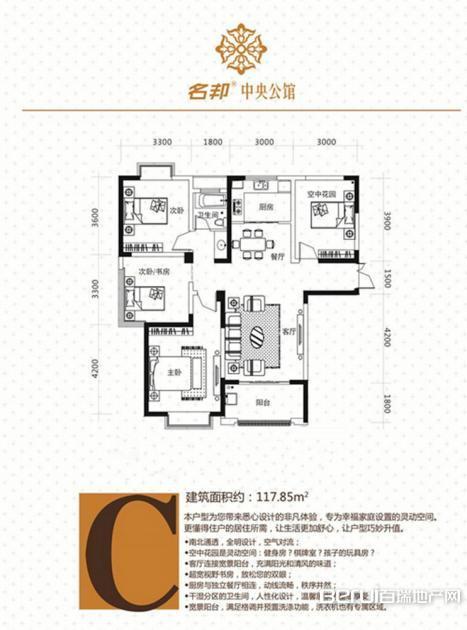 名邦中央公馆c户型