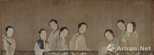 佚名《八美图》 1736年