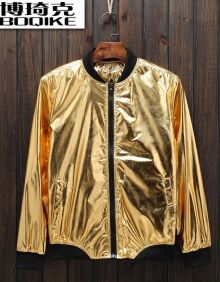 男士金色外套