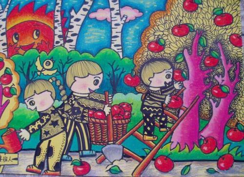 秋天是收获的季节儿童画简笔画儿童简笔画简笔画