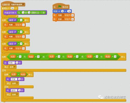scratch编程石头剪刀布