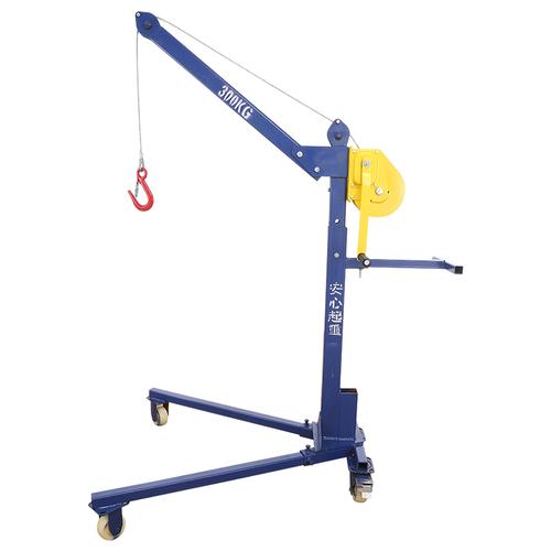 移动小吊机家用可伸缩绞盘手摇起重吊机电动提升机折叠简易吊车