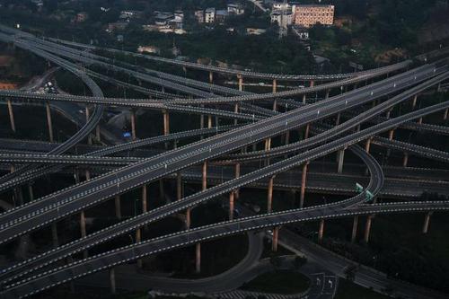 盘龙立交 peter严摄影天空之境 peter严摄影解放碑 peter严摄影重庆是