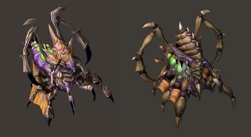 《星际争霸2》更加恶心虫族造型曝光
