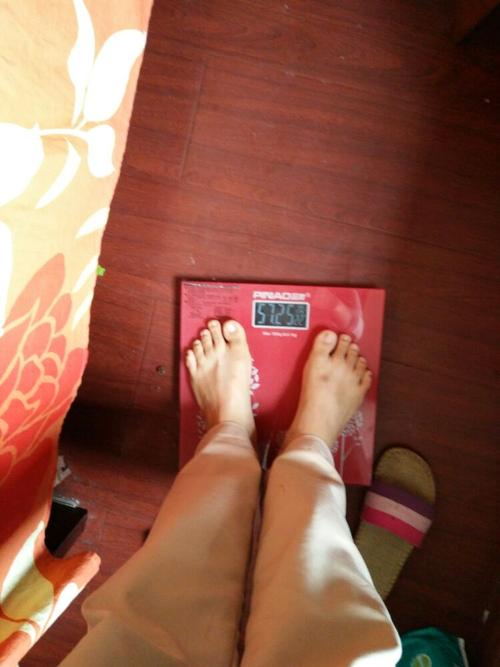 这是瘦身后的体重,114斤!