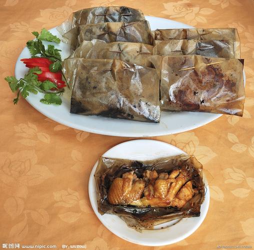 梧州纸包鸡图片