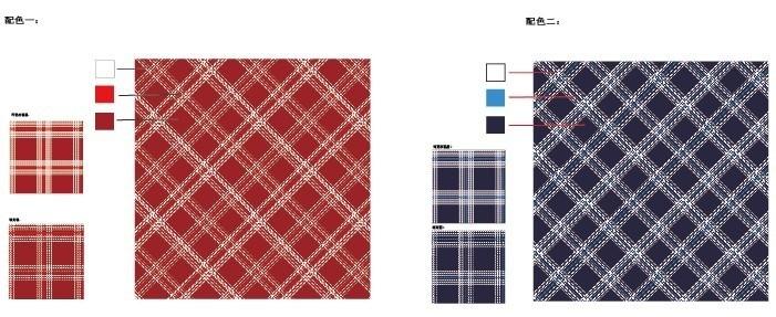 清爽的 红白蓝 经典条纹格图片