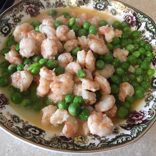 徐饺子做的豌豆炒虾仁