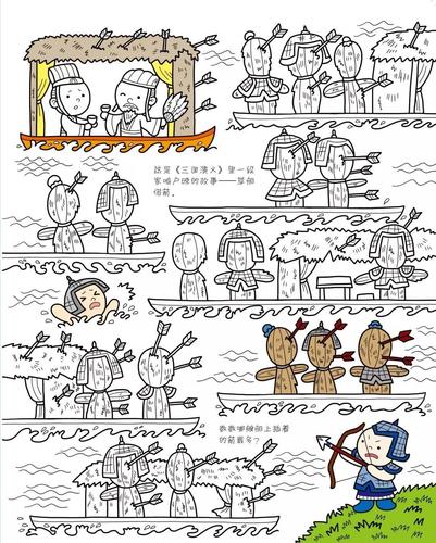 草船借箭    还有家喻户晓的三国故事——诸葛亮草船借箭