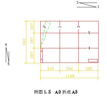 叠成a4尺寸的标准方法; a0图纸的大小 a0图纸尺寸 a0图纸 a0 a1图纸
