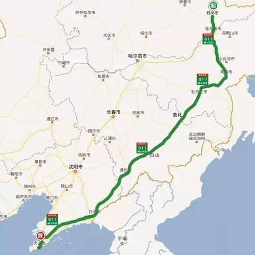 鹤大高速吉林段通车啦!