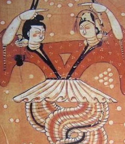 伏羲和女娲交配