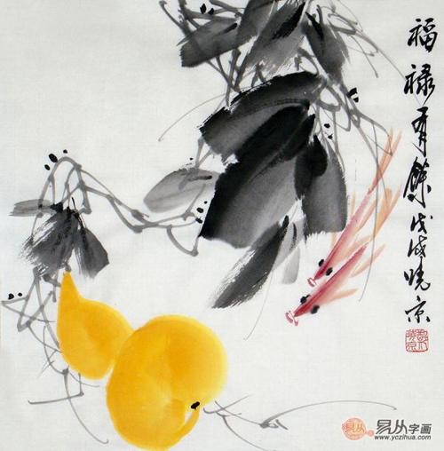 > 正文   当代画家郑晓京的果蔬图作品,以静态果蔬结合动态鸟雀的形式