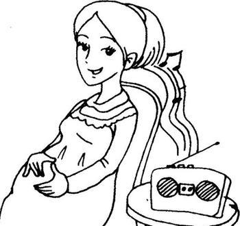 孕妈画简笔画可以做胎教吗