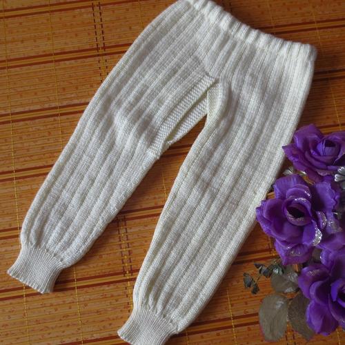 儿童毛裤手工编织