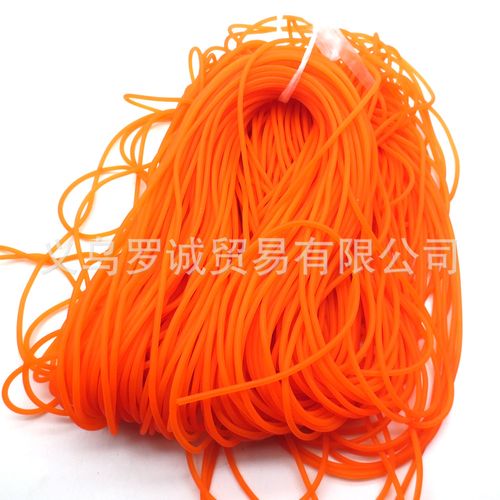 海派弹弓皮筋 无架弾工2.2毫米实心乳胶皮筋 玩具动力高回弹绑筋