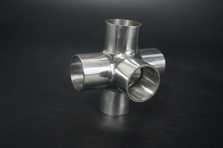 立体五通接头304/316不锈钢卫生食品级水管接头加厚直角架子19 25