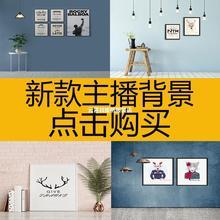 网红主播背景墙3d立体窑洞土房草原背景农村快手直播间直播背景布