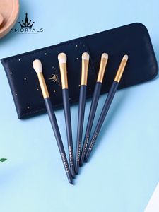 尔木萄软毛眼影刷套装便携学生初学者套刷化妆刷眼部刷五件套包邮