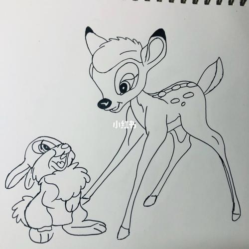 小鹿斑比bambi"_bambi怎么样_小鹿斑比_简笔画_简笔画
