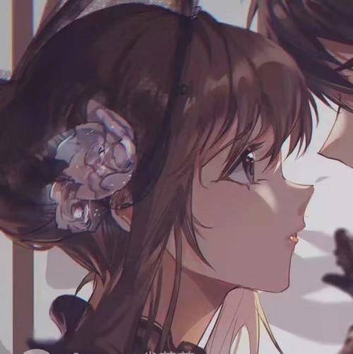 情头,一男一女,动漫