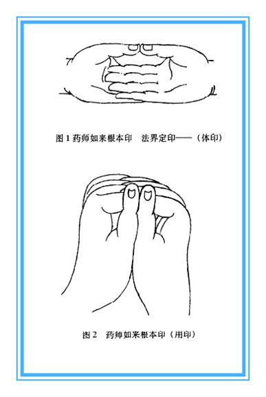 药师如来手印和十二药叉大将修法及手印